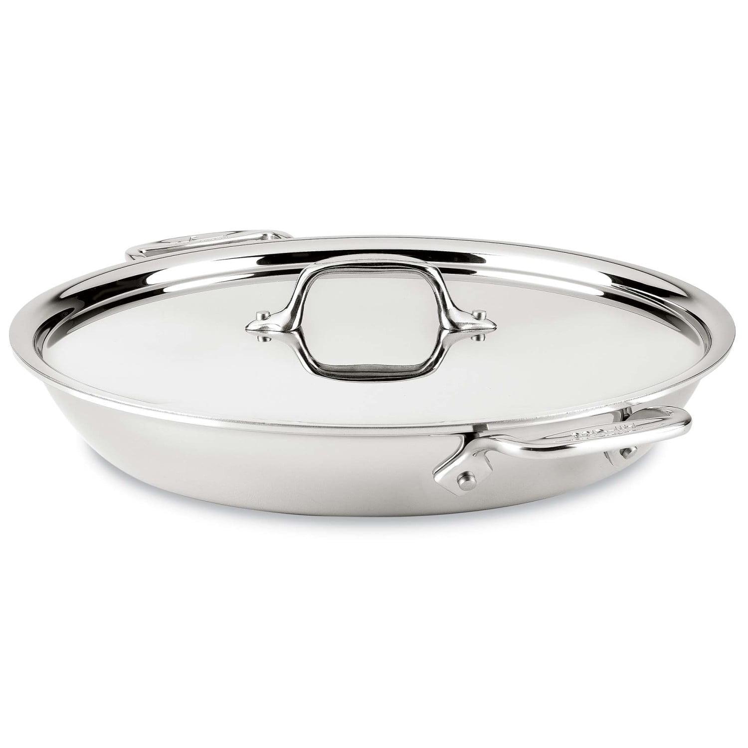 All-Clad 3-Quart Stainless Steel Universal Pan with Lid