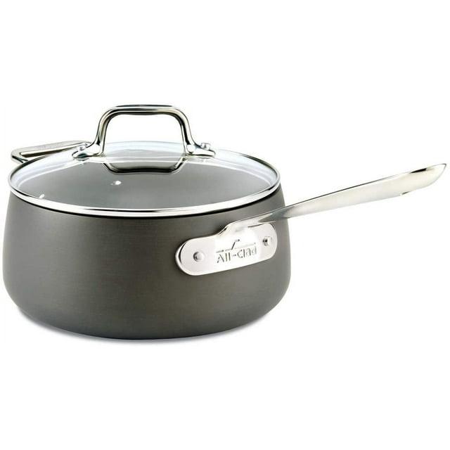 All-Clad ® HA1 Hard-Anodized Non-Stick 3.5-Qt. Sauce Pan with Lid and Loop