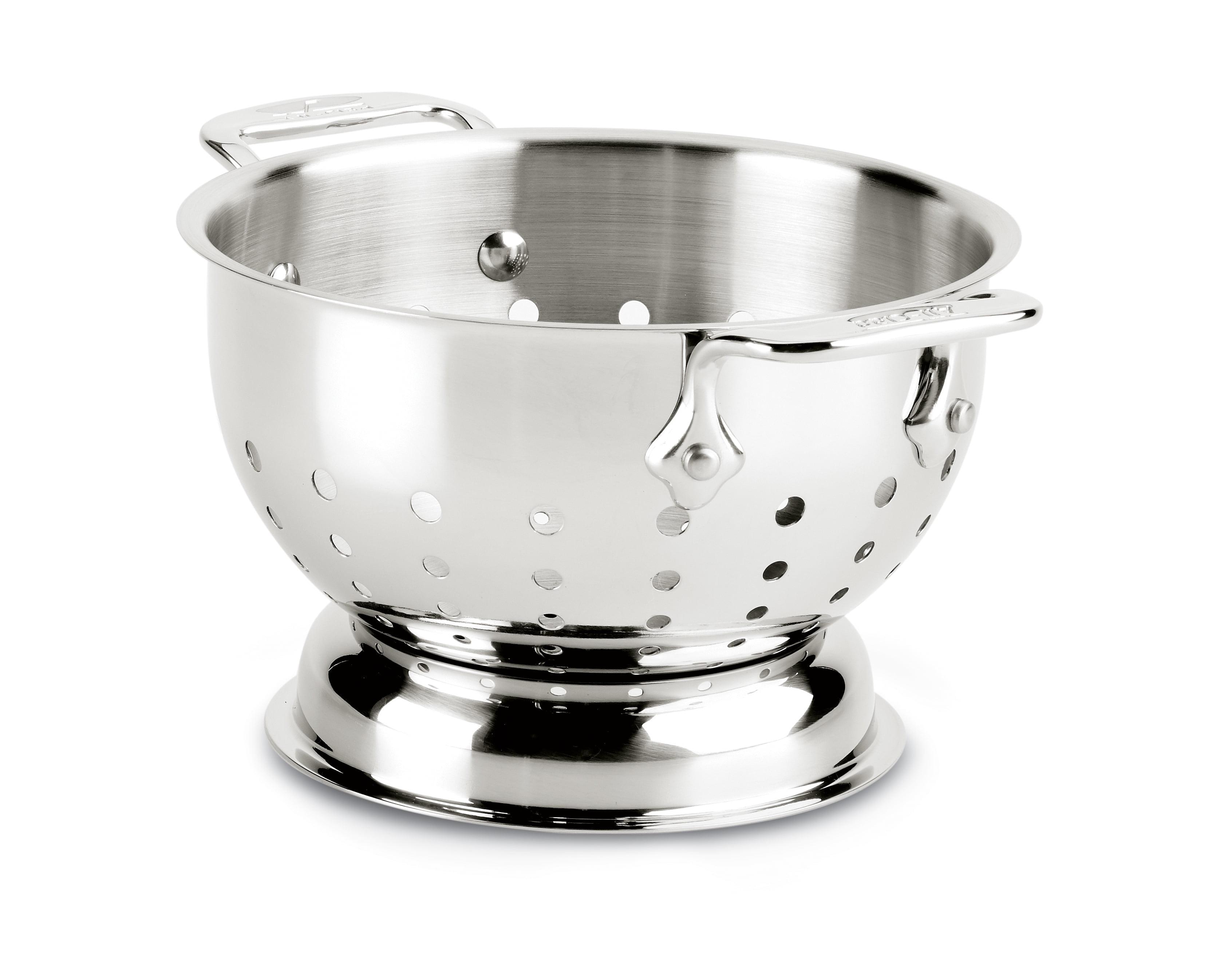 All-Clad 1.5 Quart Stainless Steel Colander with Handles