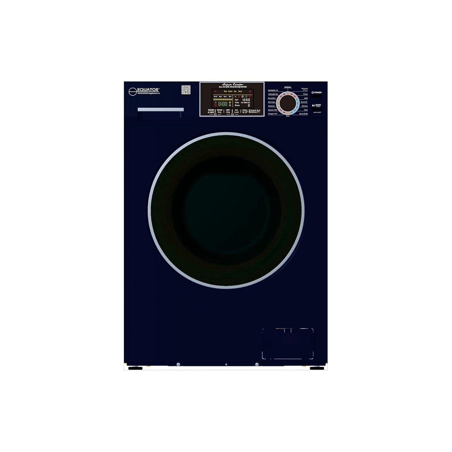 Equator All-In-One VENTED/VENTLESS Washer-Dryer 1.9cf/18lb SANITIZE 1400RPM 110V