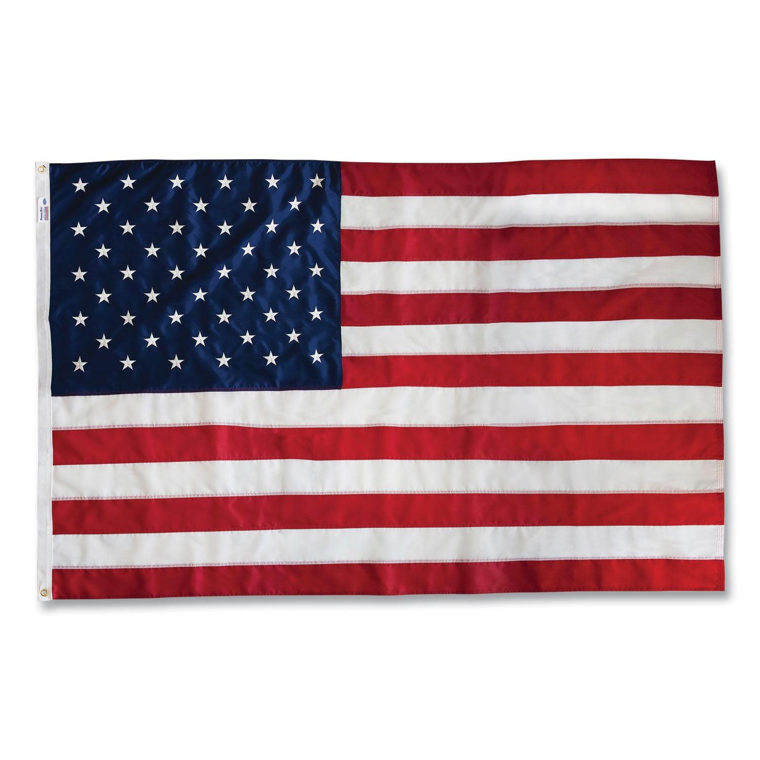 Heavyweight Nylon Patriotic U.S. Flag with Brass Grommets