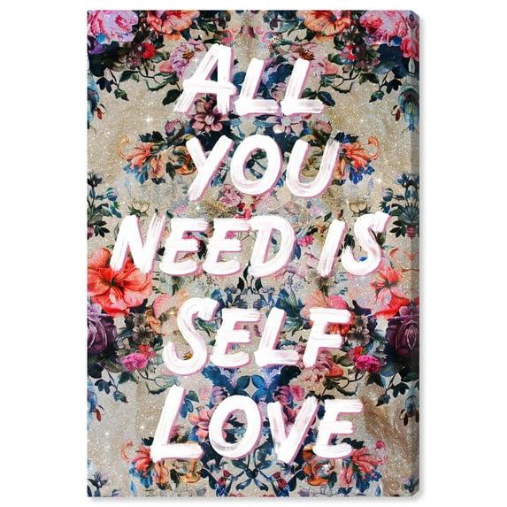 Art Remedy All You Need is Self Love Canvas Trend Pink Wall Art by Art Remedy