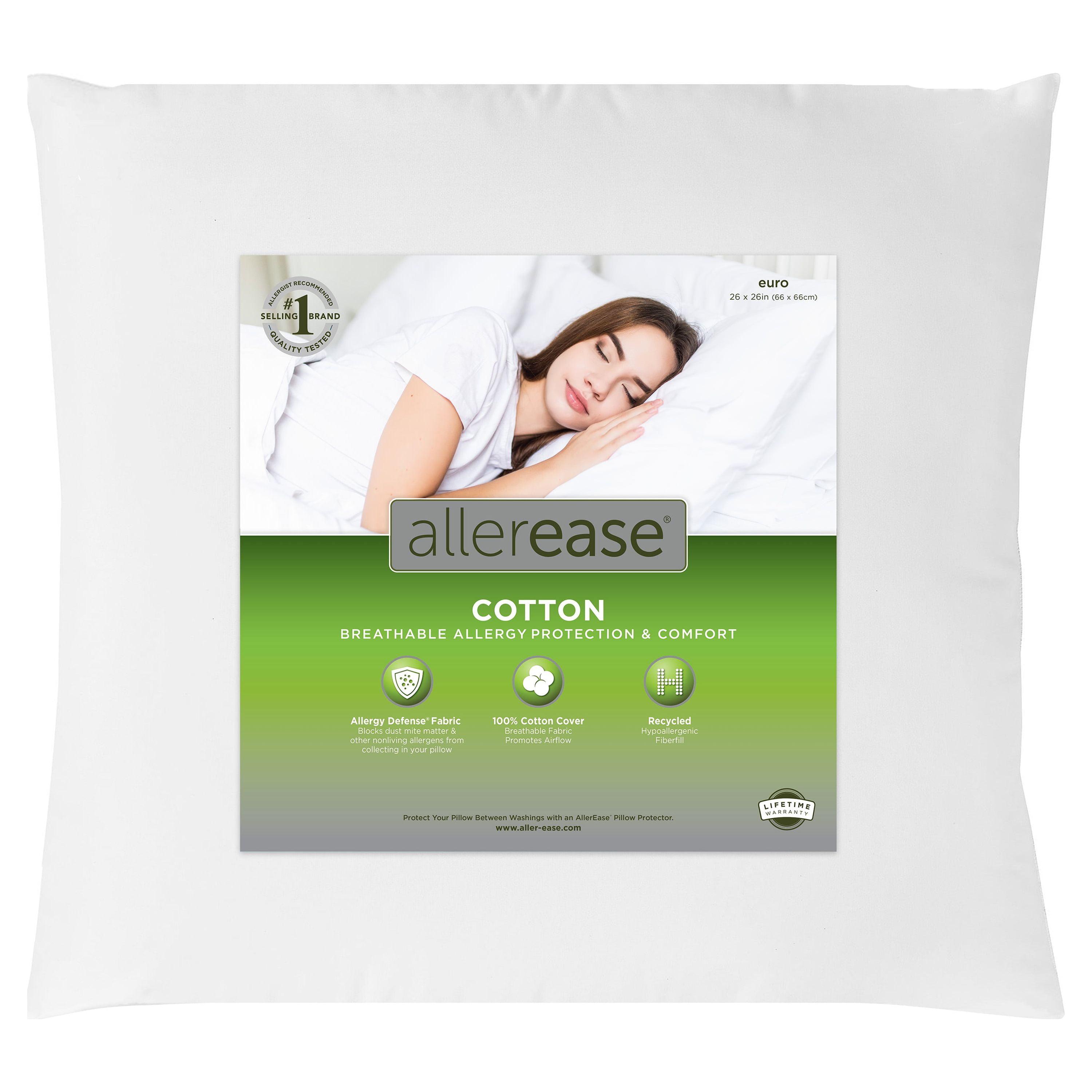 White Hypoallergenic Polyester Standard/Queen Bed Pillow