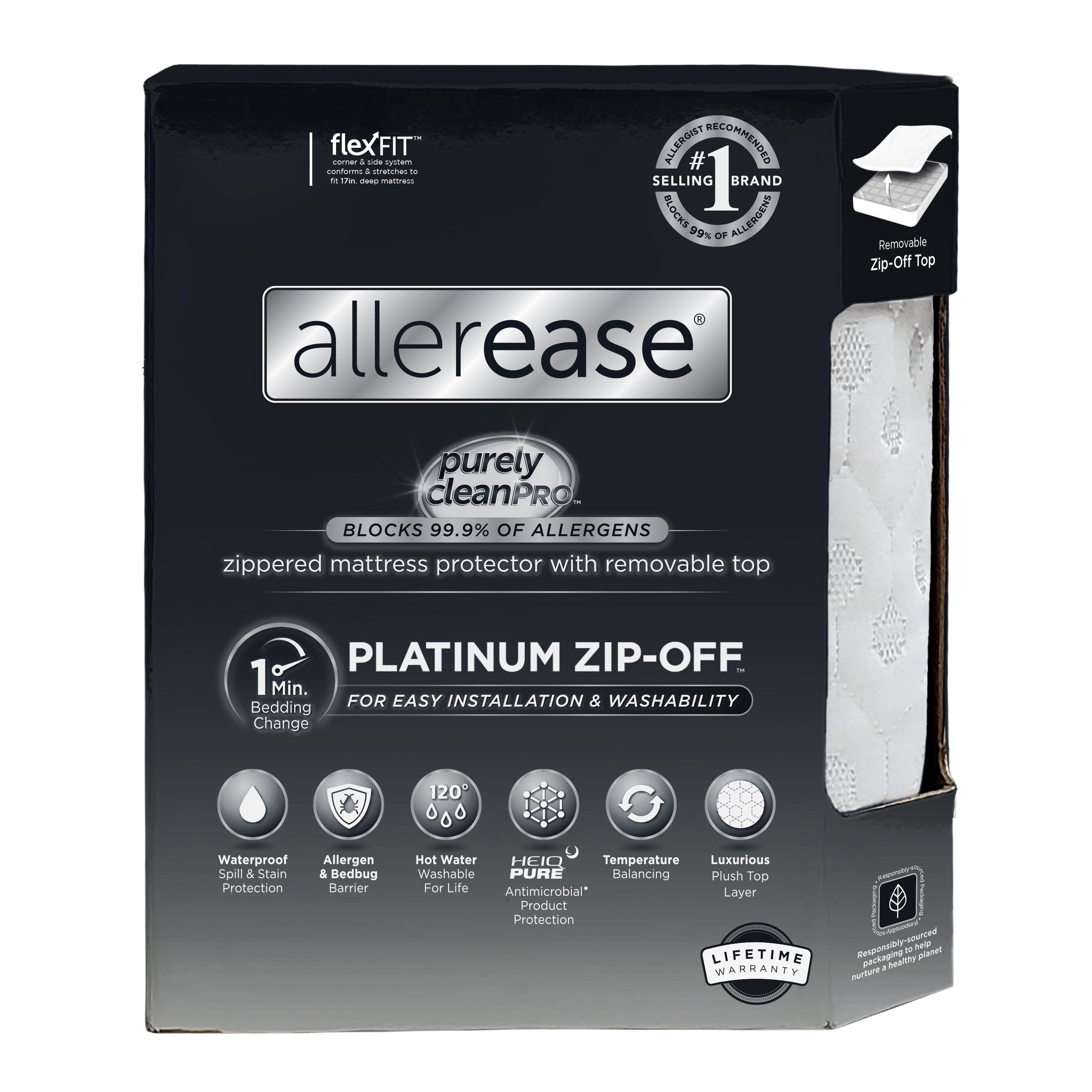 AllerEase Zipper Mattress Protector Case Pack