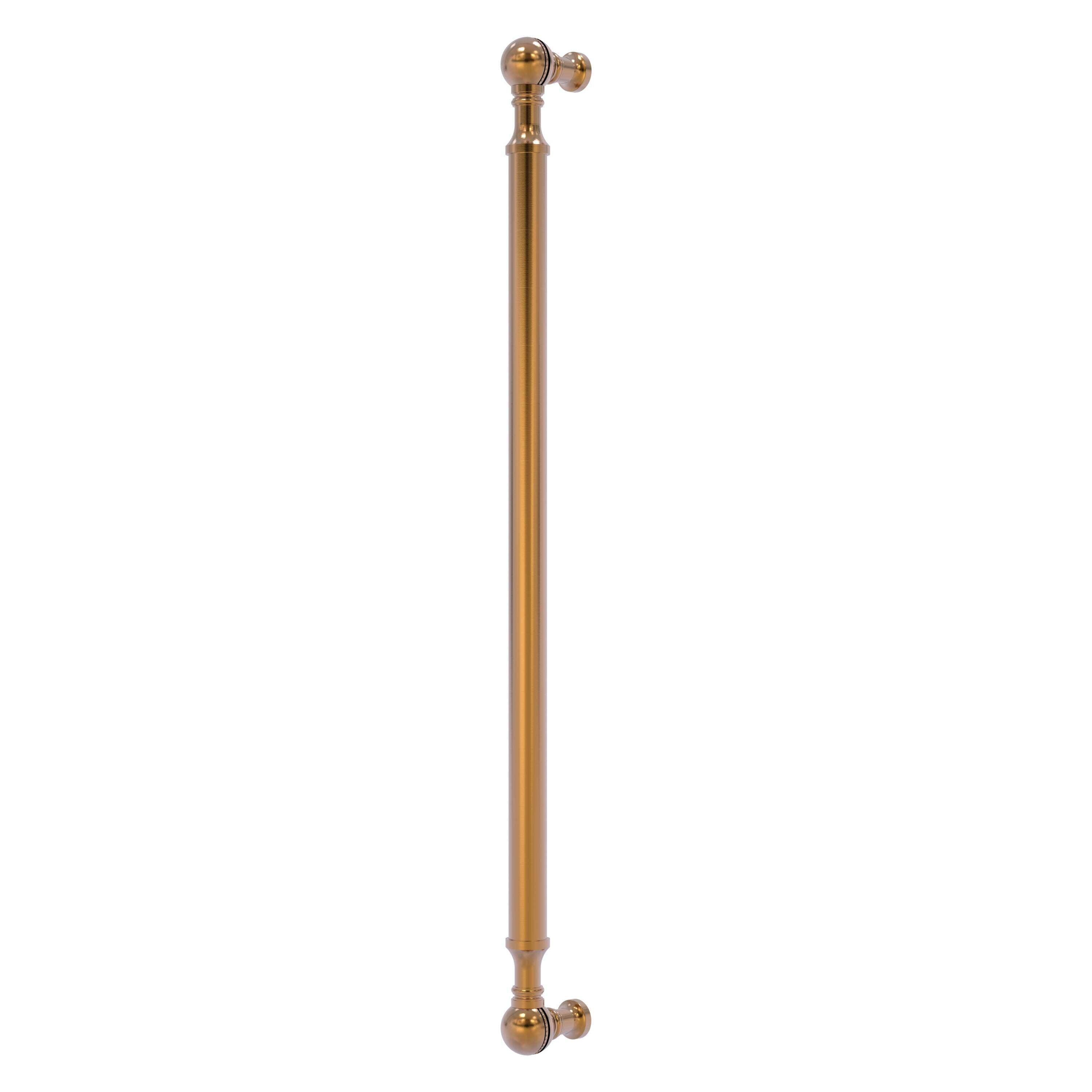 18-Inch Brushed Bronze Beaded Refrigerator Pull