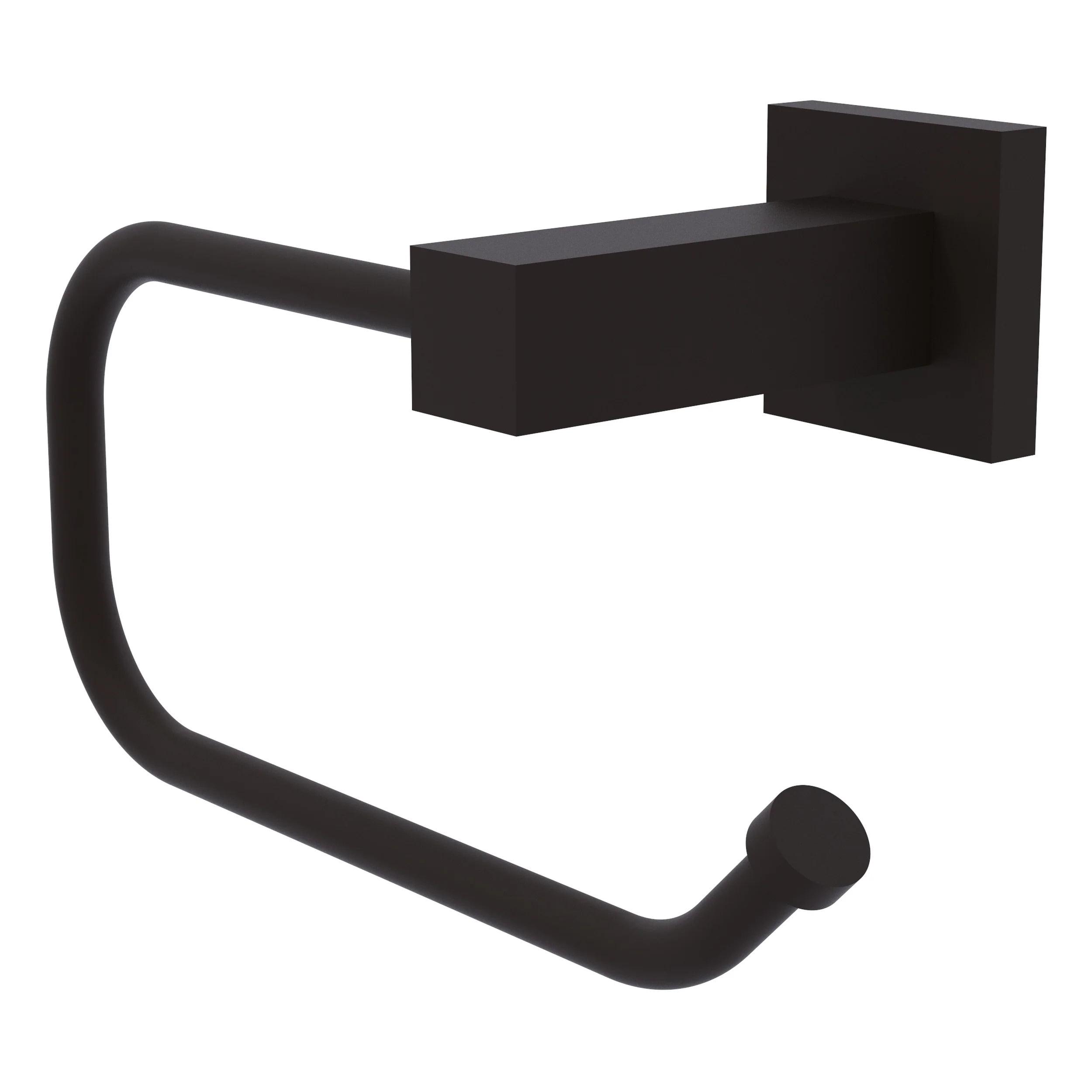 Allied Brass MT-24E-ORB Montero Collection Euro Style Toilet Tissue Holder, Oil Rubbed Bronze