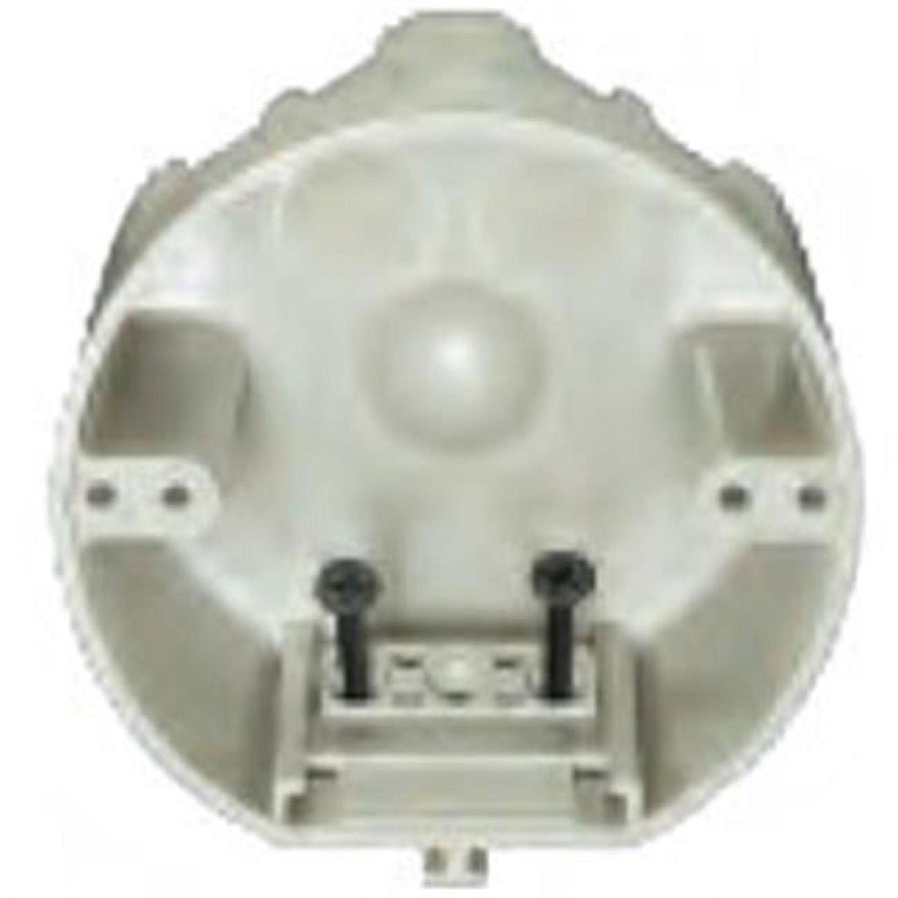 Beige Polycarbonate 4-Gang Round Ceiling Junction Box