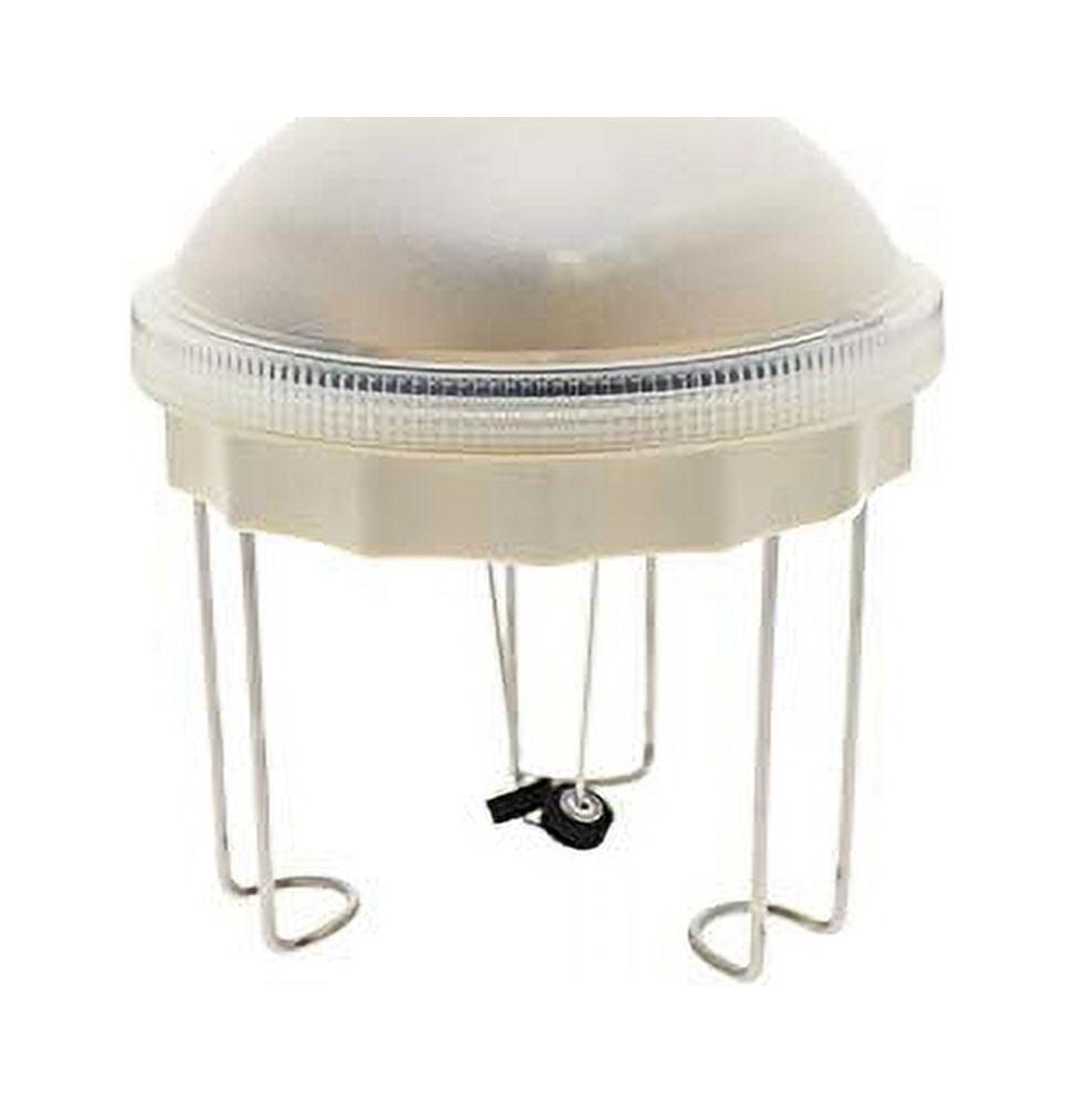 Water Wiggler Bird Bath Water Agitator, Includes Rainbow Night Light