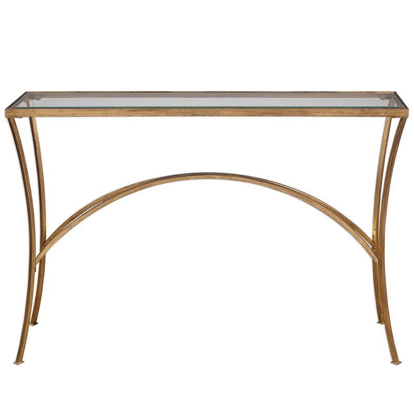 Uttermost Alayna Gold Console Table