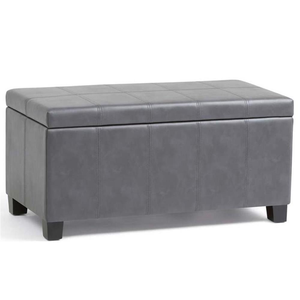Simpli Home Dover Storage Ottoman Bench,Assembled