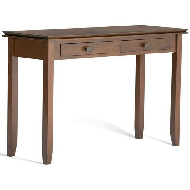 Simpli Home Artisan 46"W Solid Wood Storage Console Table with 2 Storage Drawers