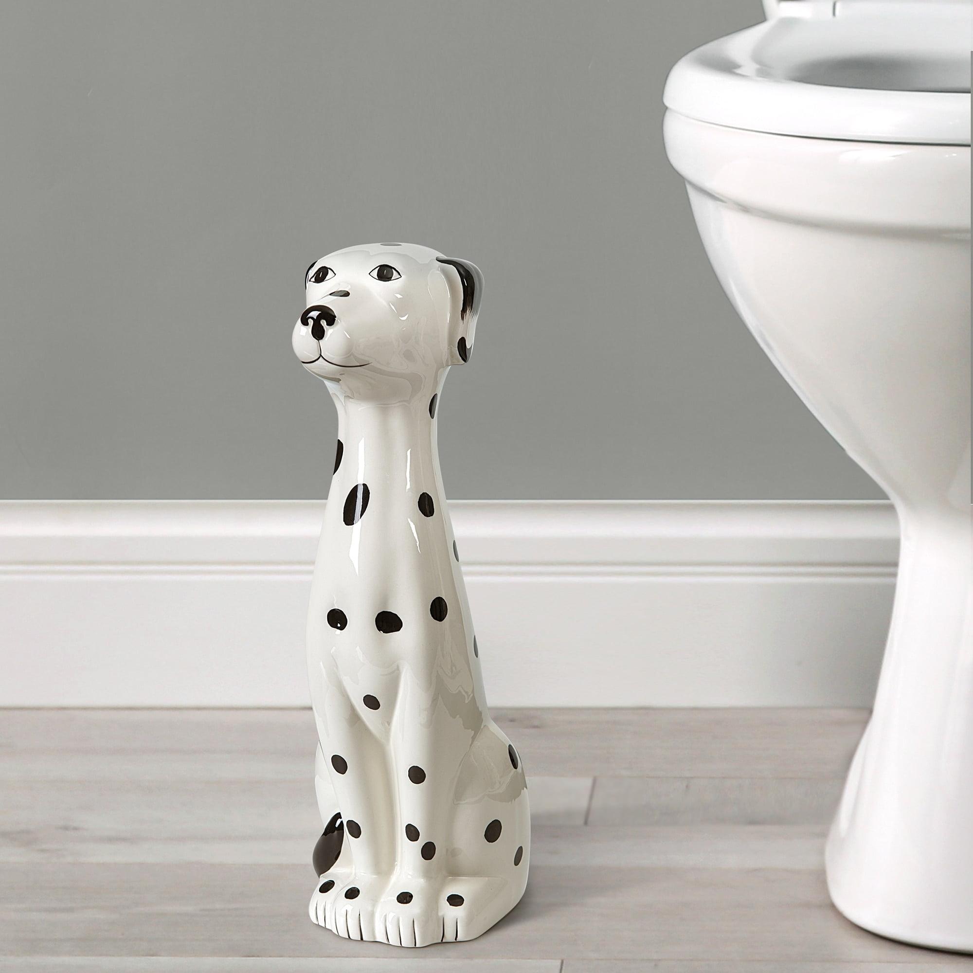 Allure Home Creations Dalmatian Bowl Brush Holder