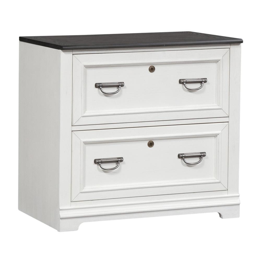 Allyson Park White Bunching Lateral File Cabinet