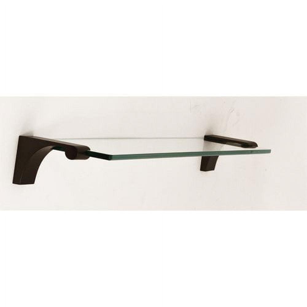 Alno A6850-24 Luna 24" Wide Glass Shelf - Bronze