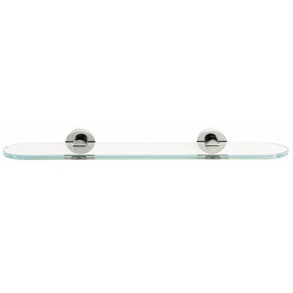 Contemporary I Oval Bracket Shelf with Adjustable Shelves