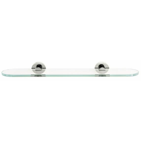 Contemporary I Oval Bracket Shelf with Adjustable Shelves