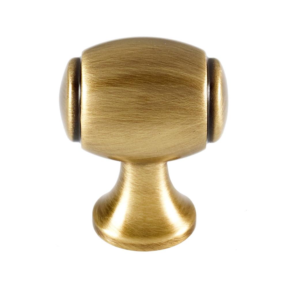 Alno A981-1 Royale 1" Traditional Estate Solid Brass Oval Cabinet Knob / Drawer Knob -