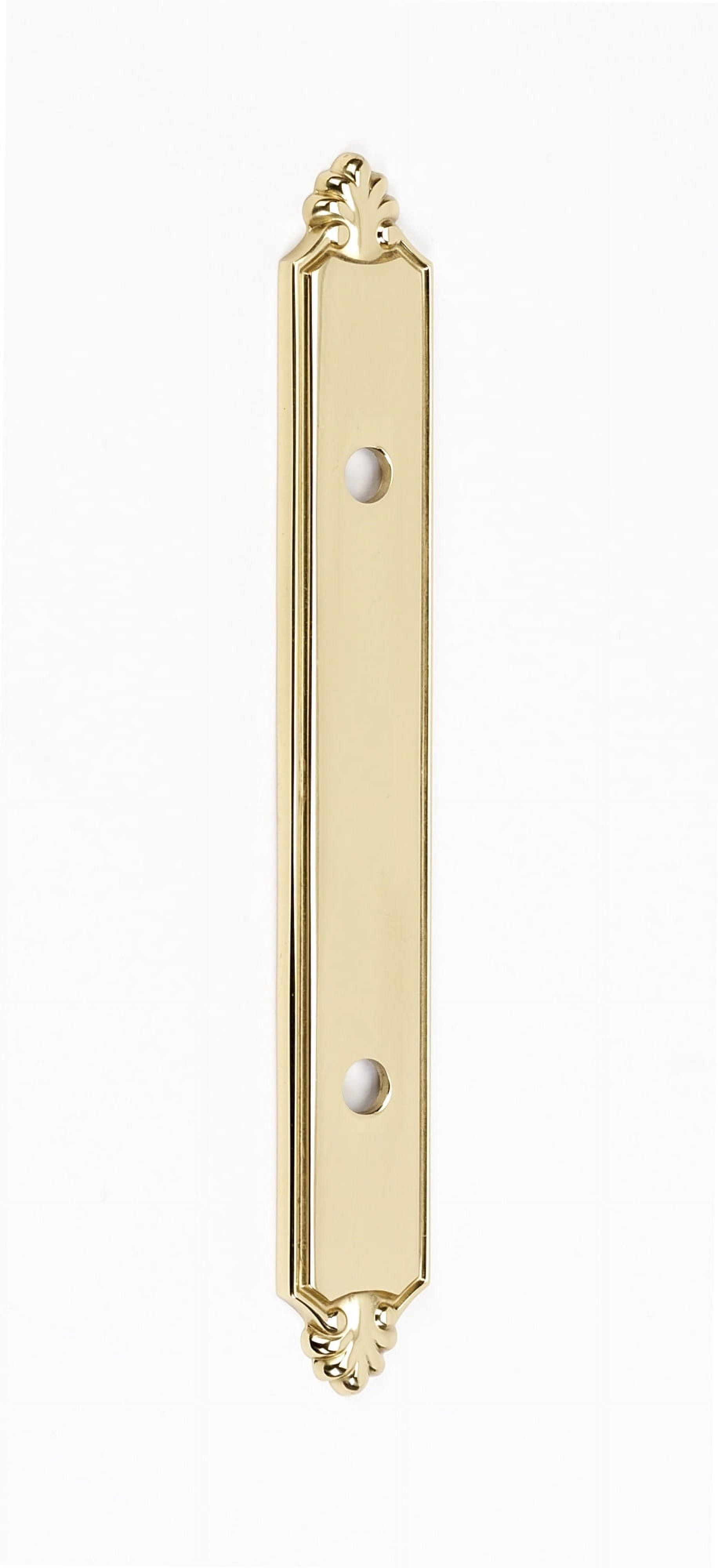 Bella Polished Brass Traditional Cabinet Back Plate