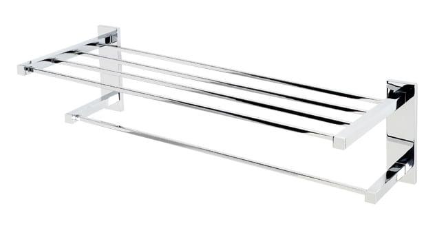 Alno Inc Contemporary II 2 Piece Metal Bracket Shelf with Towel Bar