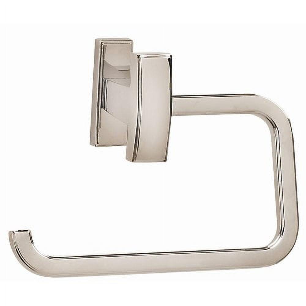 Satin Nickel Wall Mounted Single Post Toilet Paper Holder