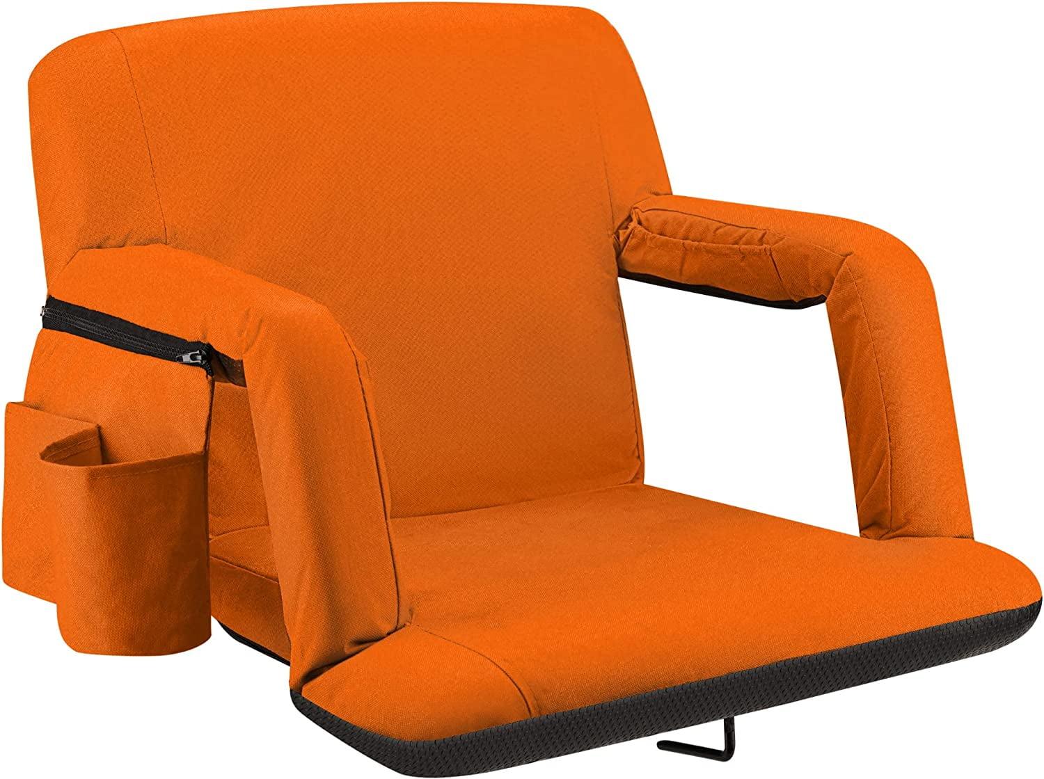 Alpcour Reclining Stadium Seat with Armrests