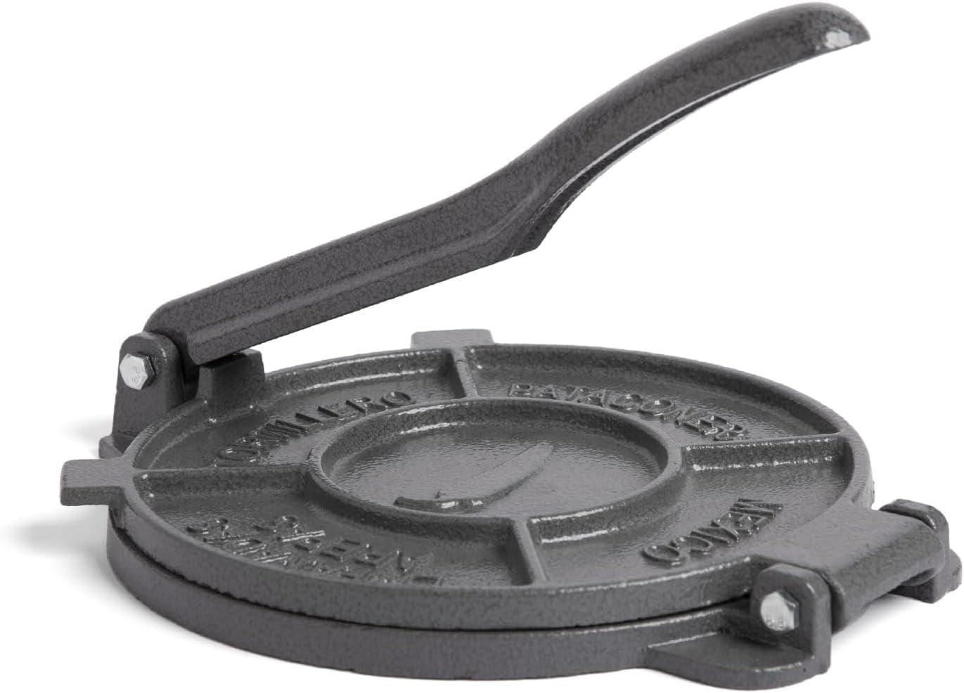 Alpha Living 8-Inch Cast Iron Non-Stick Tortilla Press