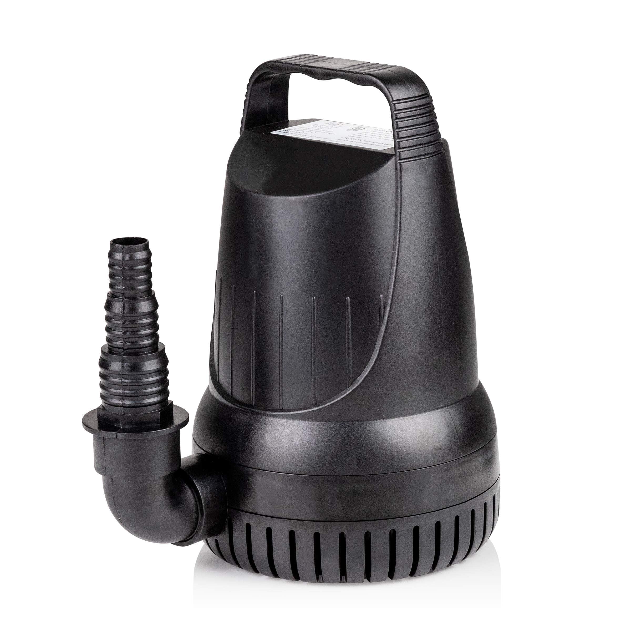 Alpine 1500 GPH Black Submersible Water Pump with 33 Ft. Cord