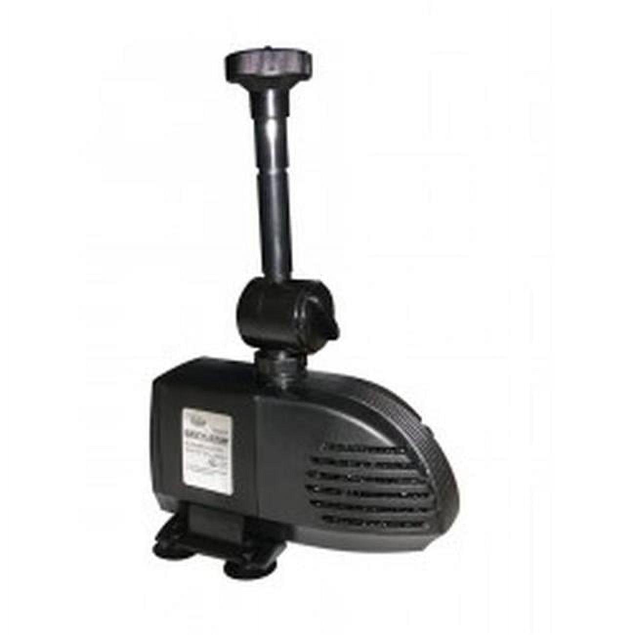 Alpine 290 GPH Black Surge Pump with Fountain Head