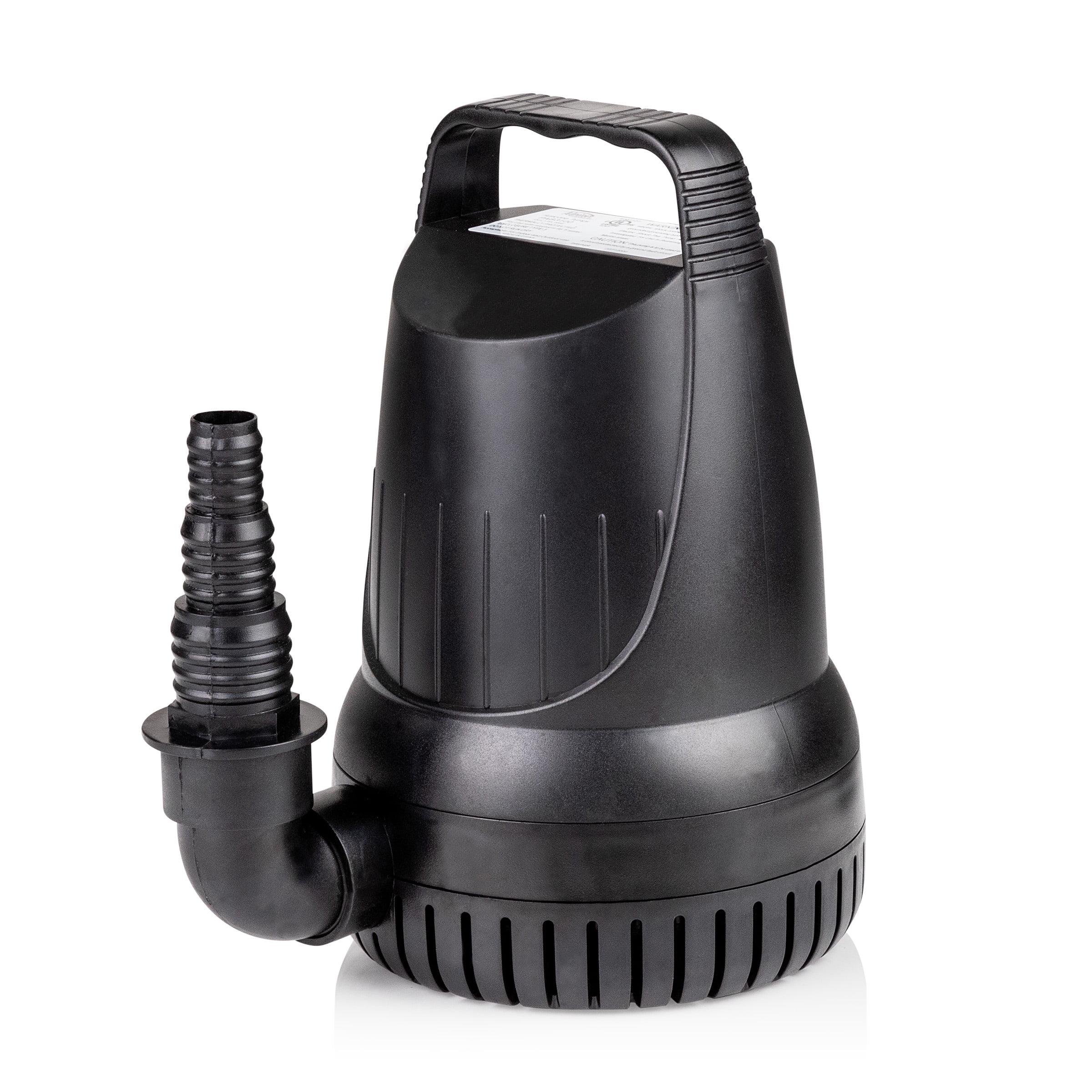 Alpine Black 2100GPH Submersible Waterfall and Fountain Pump