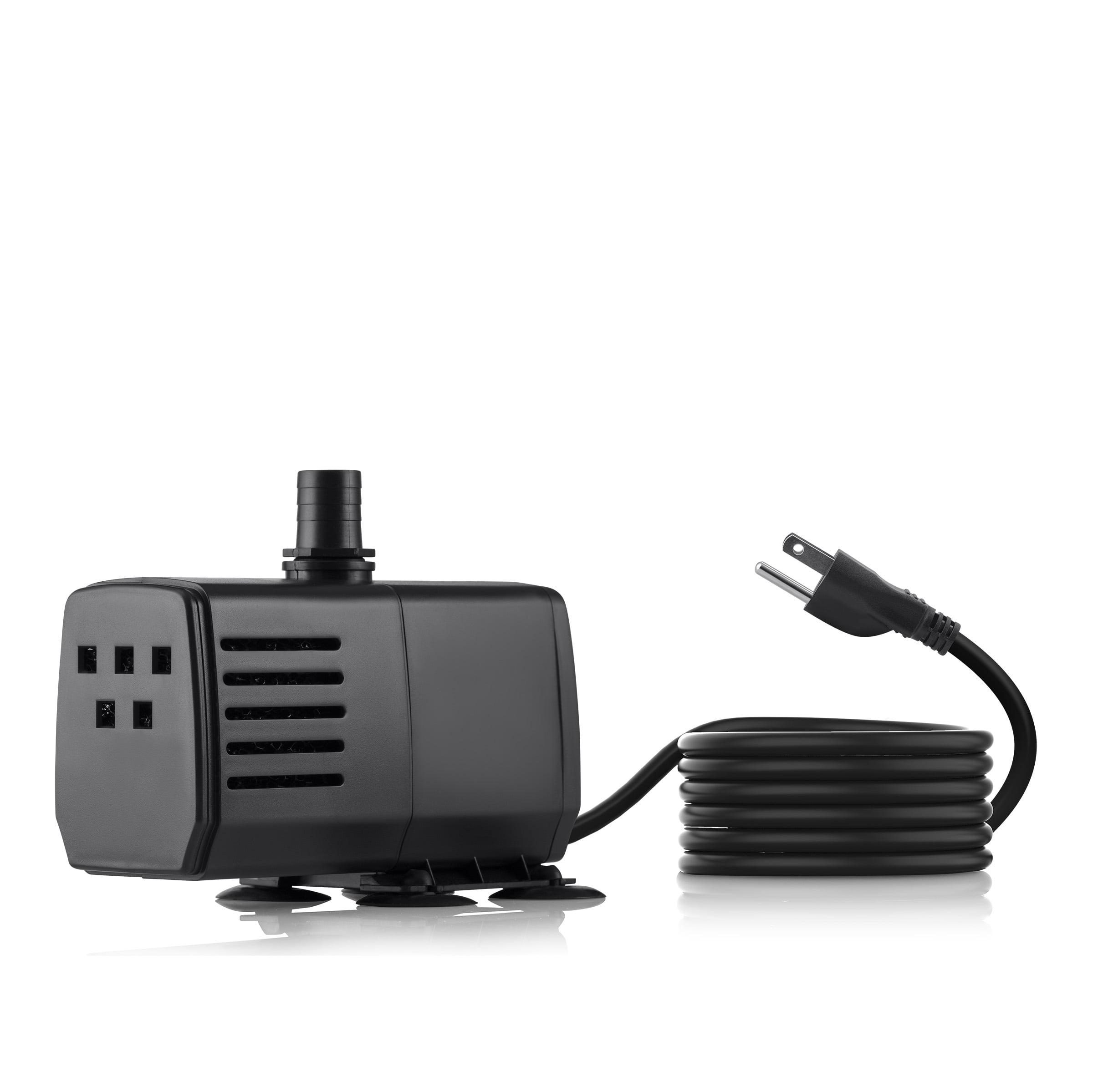 Black Submersible Water Pump with 16 ft. Cord