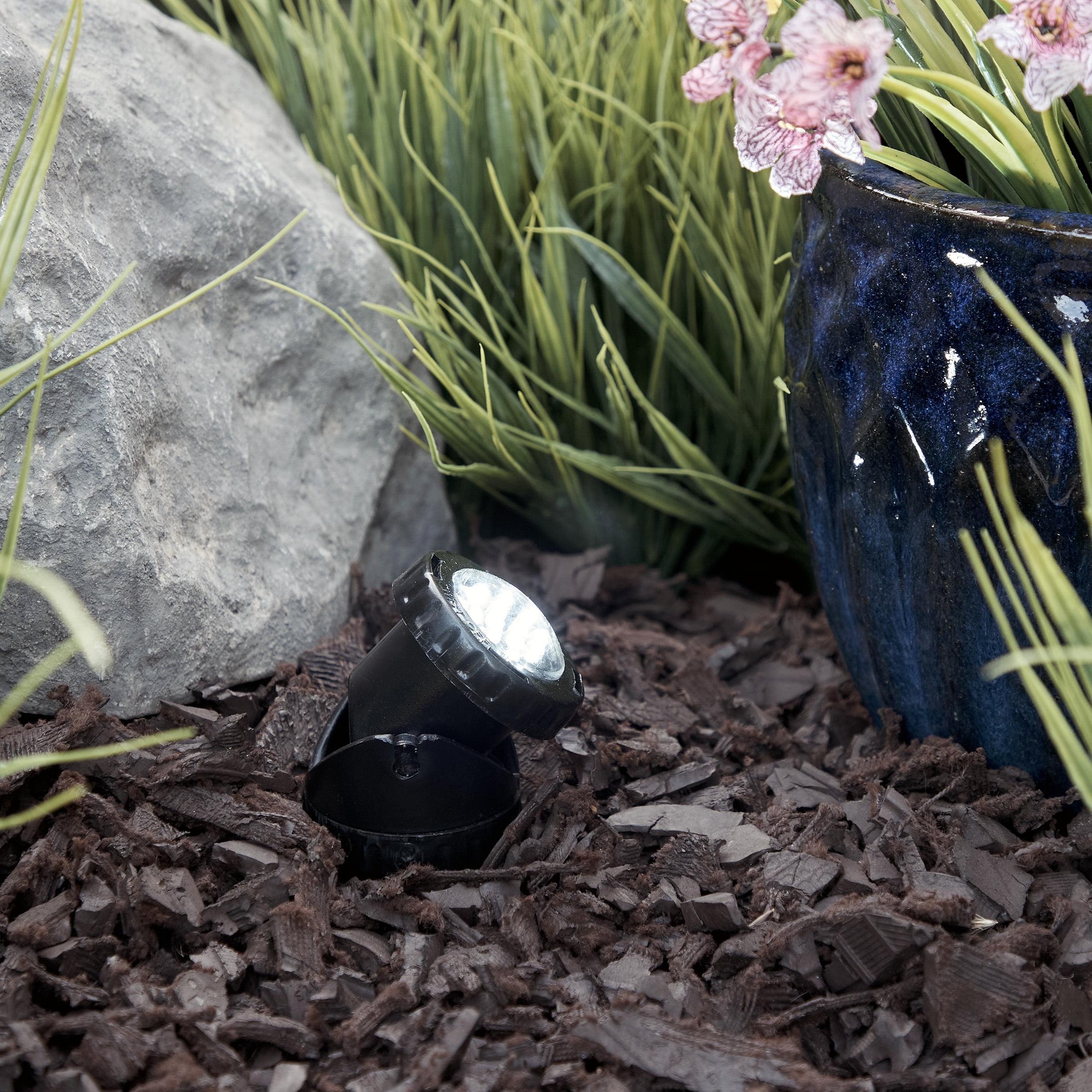 LED Submersible Light with Photocell & Transformer - Alpine Corporation: Weather-Resistant, Electric Powered Landscape Ground Spotlight