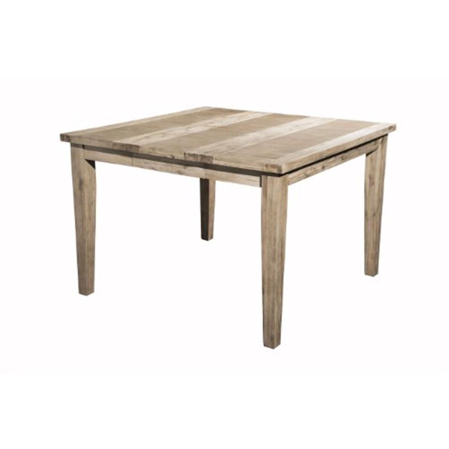 Alpine Furniture Aspen Wood Extension Pub Table in Antique Natural (Brown)