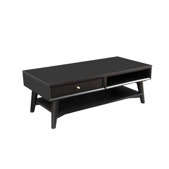 Alpine Furniture Flynn Coffee Table, Black