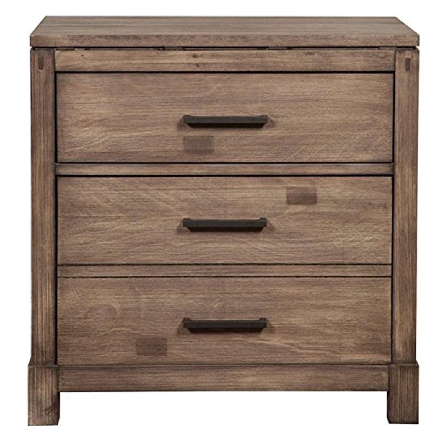 Alpine Furniture Sydney 2 Drawer Nightstand,