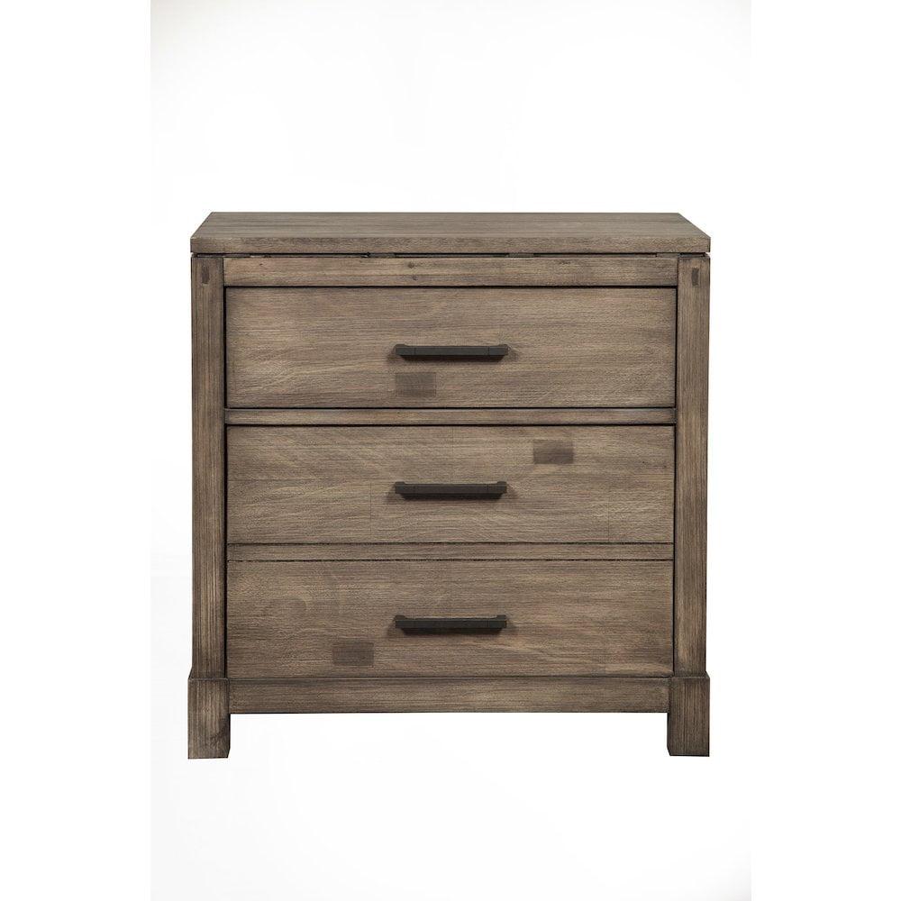Alpine Furniture Sydney 2 Drawer Nightstand,