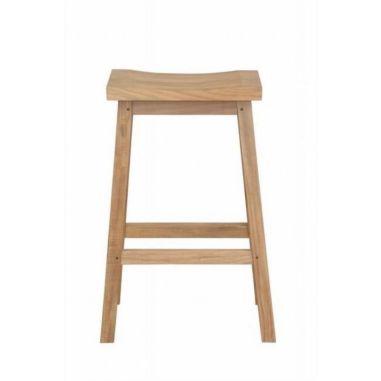 Alpine Solid Teak Wood Outdoor Counter Stool - Brown