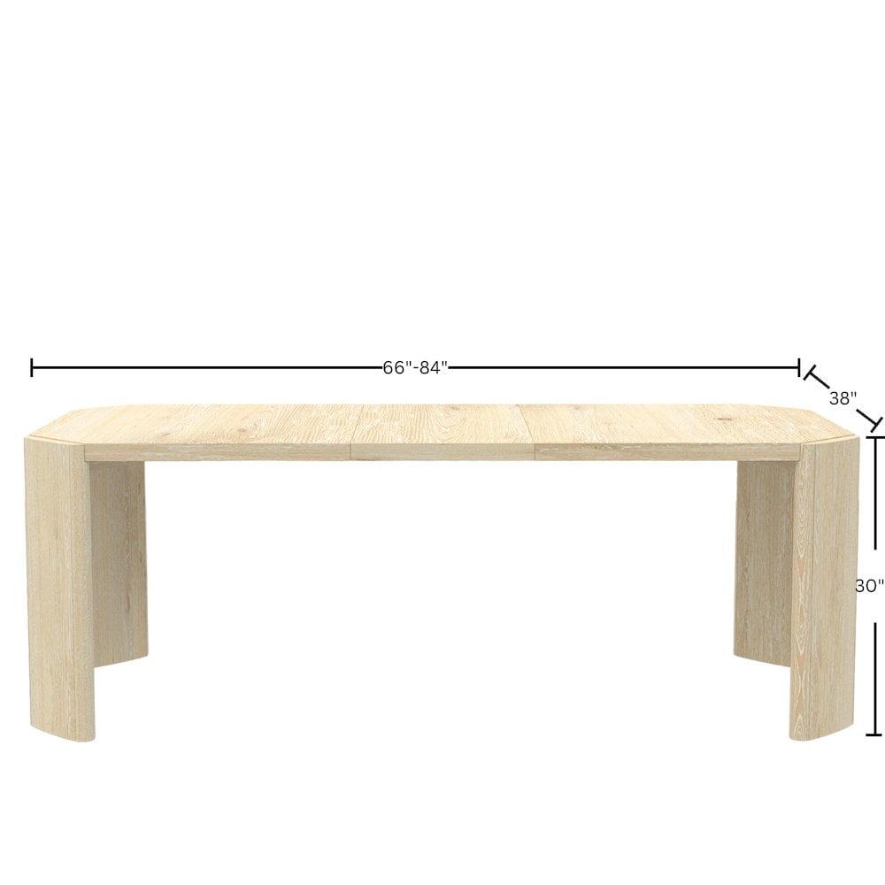 Sloane Extension Dining Table, Driftwood