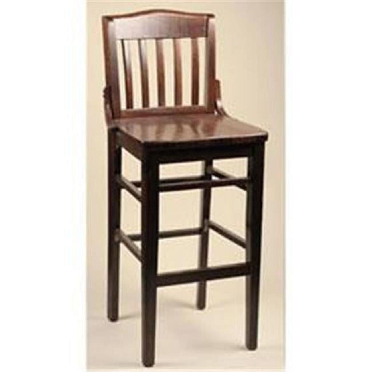 Alston Quality 3641-30-BLK Schoolhouse Bar Stool 30 in. H Frame