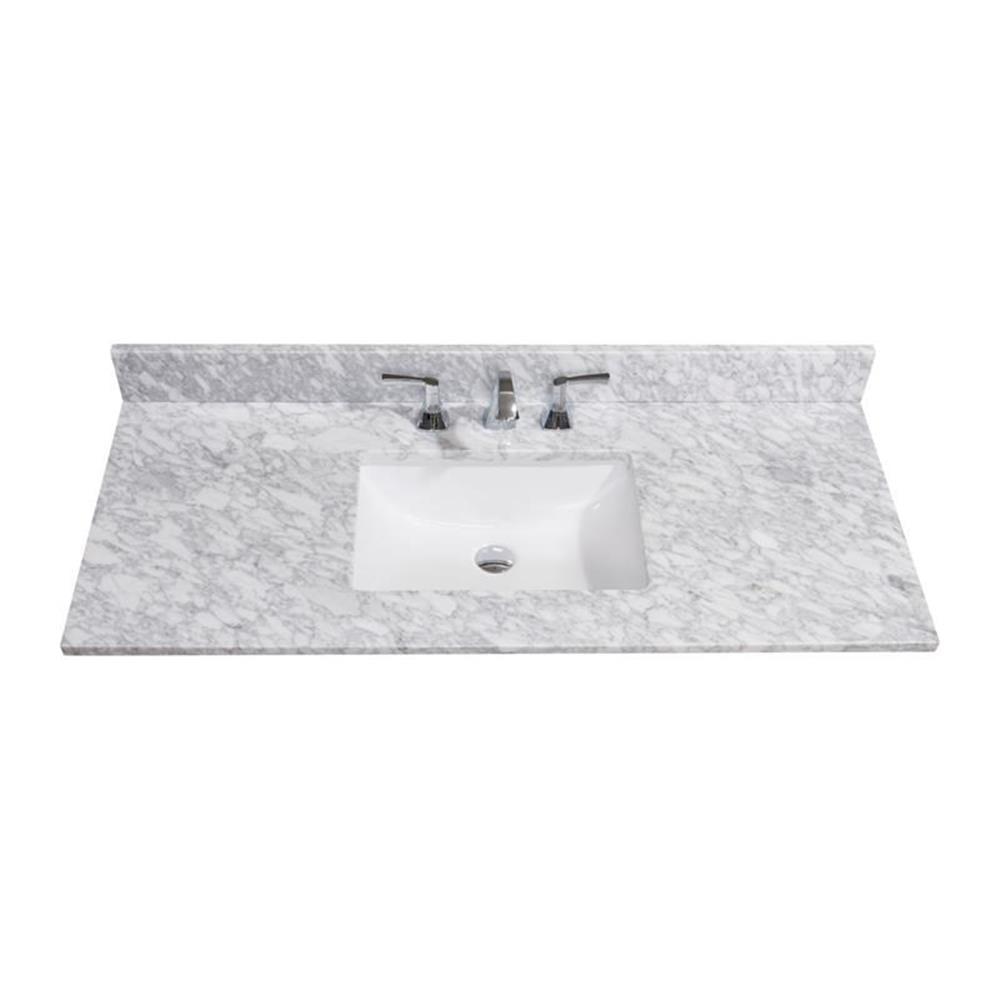 Oristano 49'' Marble Single Bathroom Vanity Top with Sink