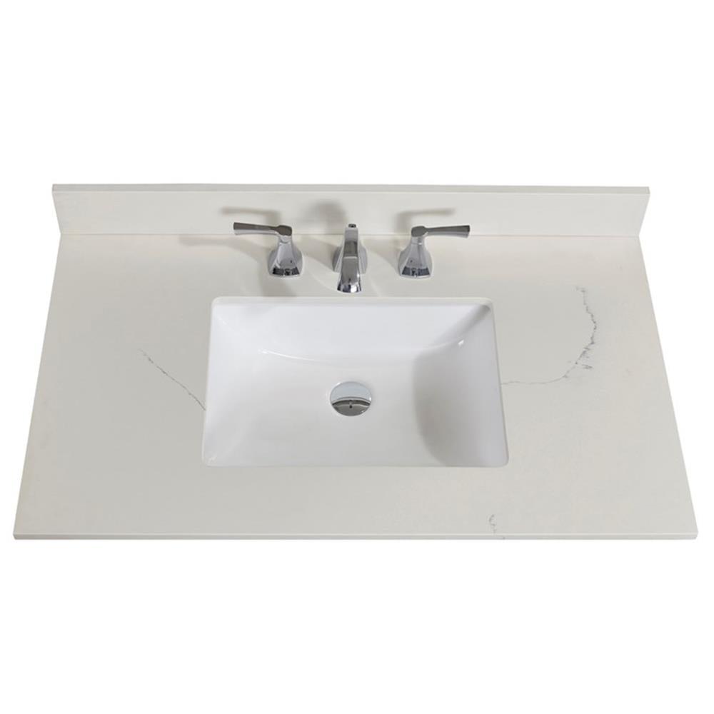 Frosinone 37'' Composite Single Bathroom Vanity Top with Sink