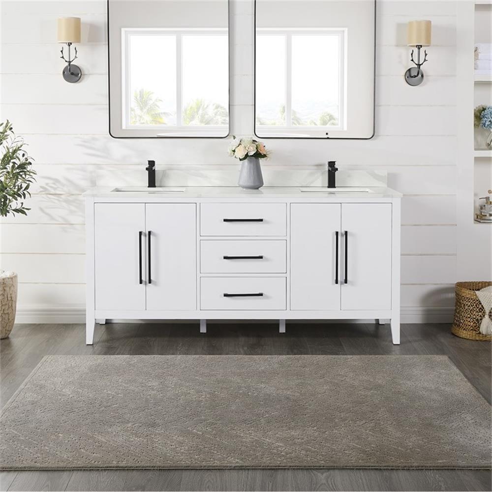 Laurel 71.2" Double Bathroom Vanity Base Only