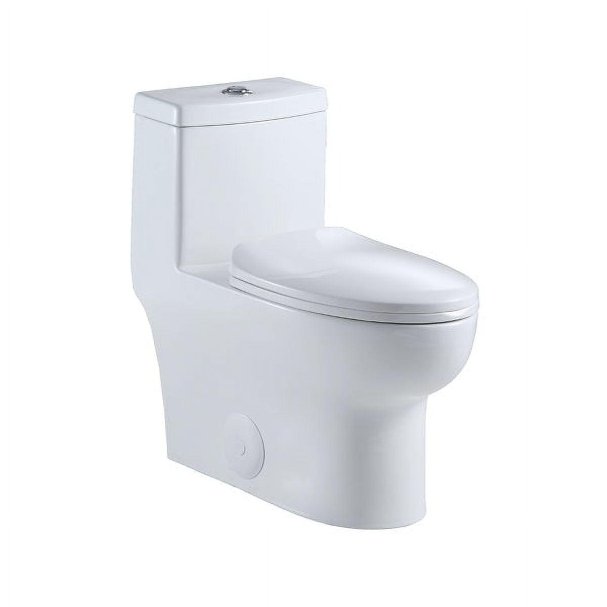 Altair Venezia 1.6 Gallons GPF Elongated Comfort Height Floor Mounted One-Piece Toilet (Seat Included)