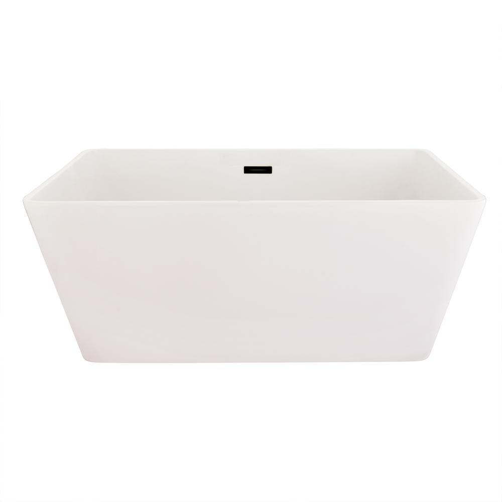 51.2'' Freestanding Soaking Acrylic Bathtub