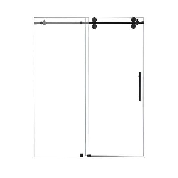 56" - 60" W x 78" H Single Sliding Frameless Shower Door