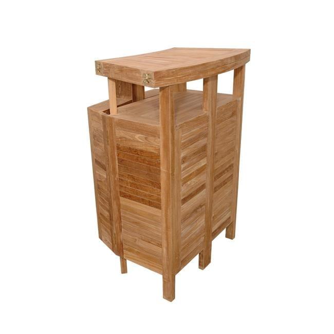 Altavista Teak Folding Patio Bar Table