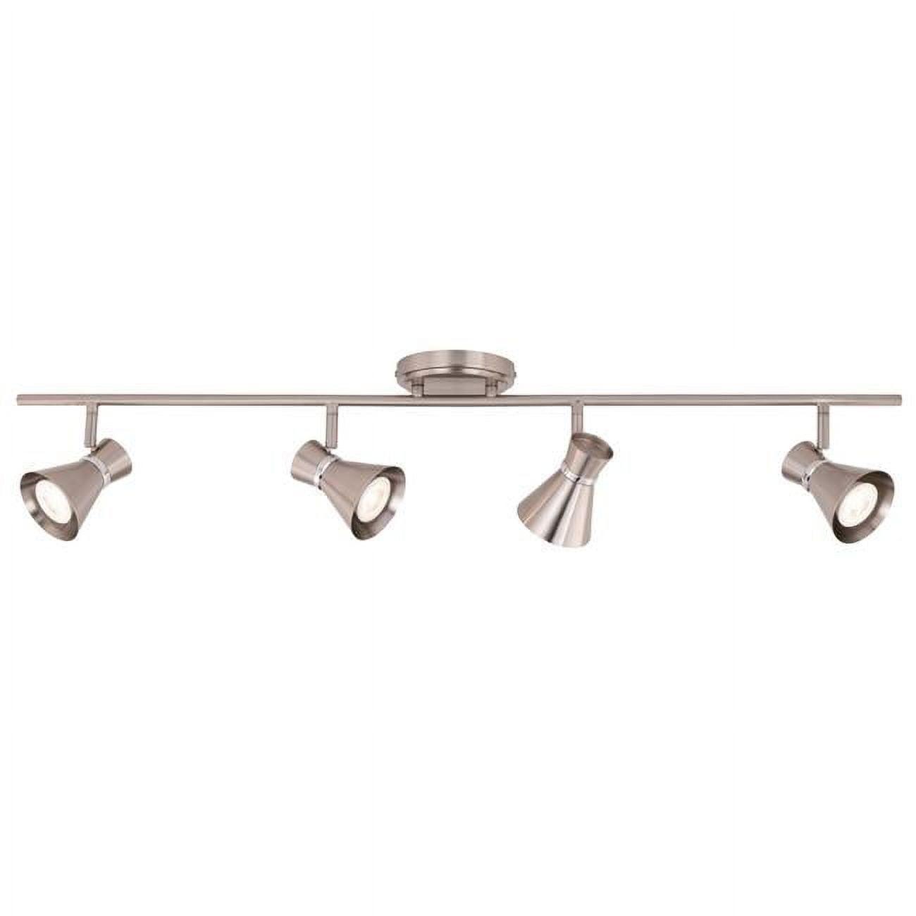 Alto 4-Light Brushed Nickel & Chrome Adjustable Directional Ceiling Light