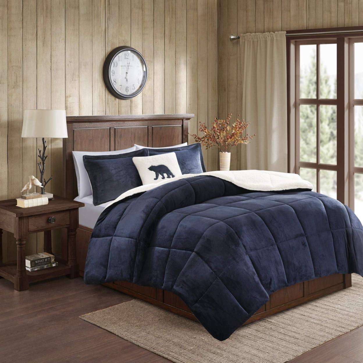 Woolrich Woolrich Alton Plush to Sherpa Down Alternative Comforter Set