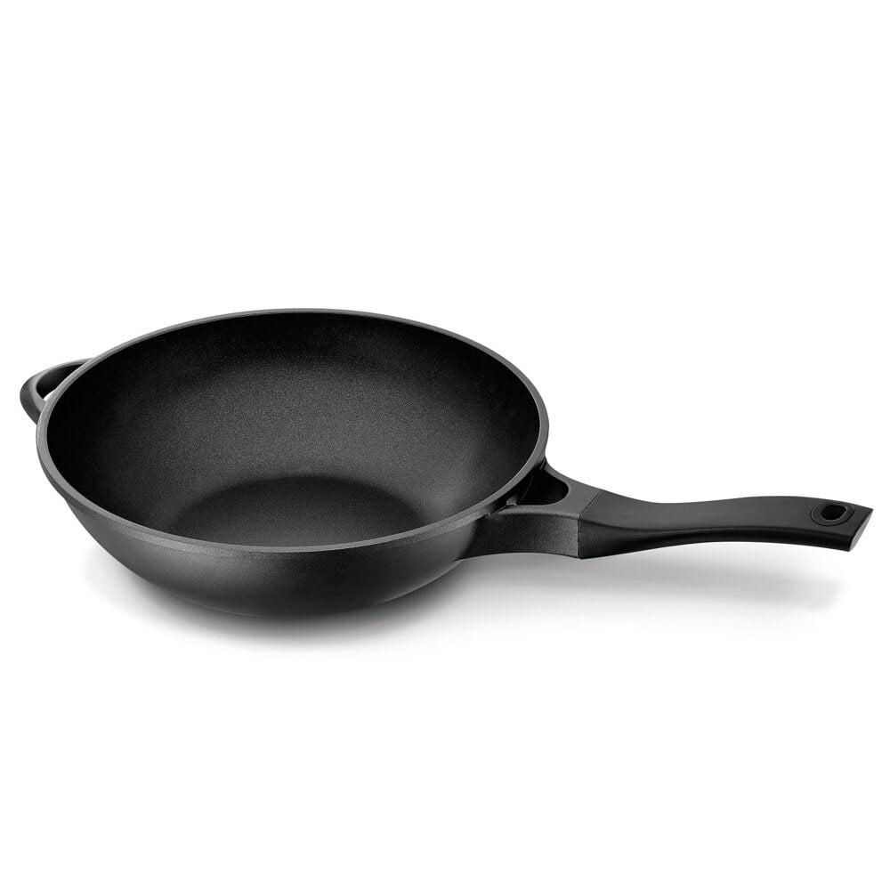 Alva Black 12" Nonstick Aluminum Wok Pan with Bakelite Handle