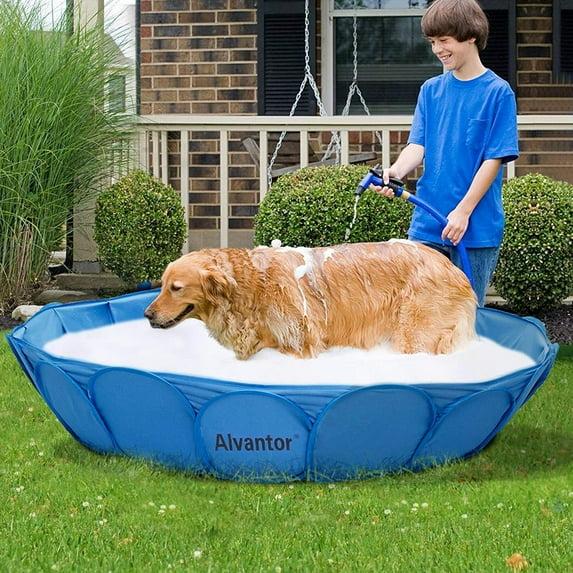Alvantor Pet Swimming Pool Bathing Tub Portable XL