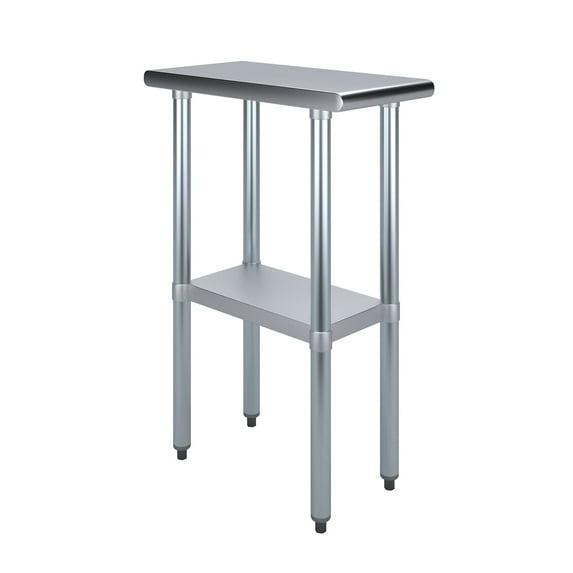 Amgood 24 in. x 12 in. Stainless Steel Table